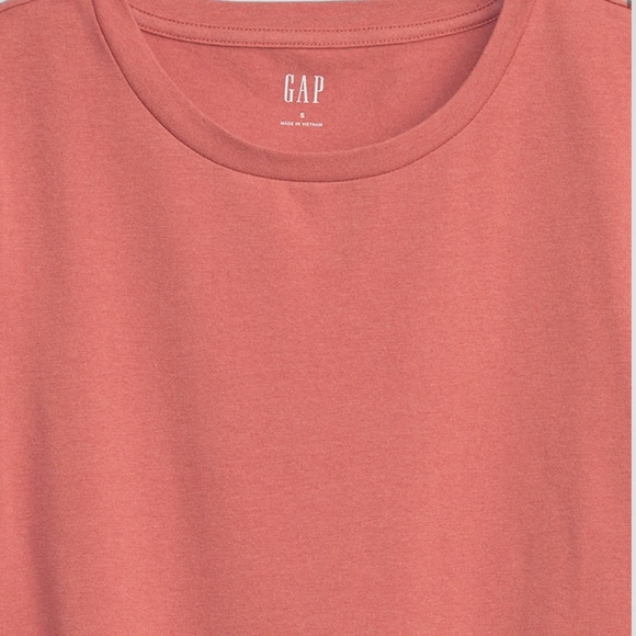NWT GAP Crewneck T-Shirt Bodysuit Color: Earthenware Red - Picture 7 of 8